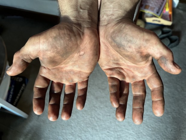 blacksmith hands